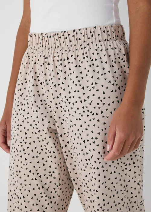 Beige Wide Leg Pyjama Bottoms - Extra small Image 3