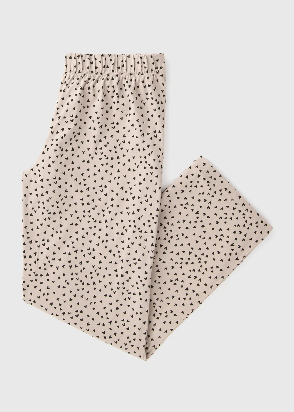 Beige Wide Leg Pyjama Bottoms - Extra small Image 4
