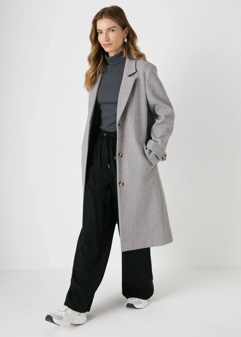 Grey Marl Coat - 8 Image 1