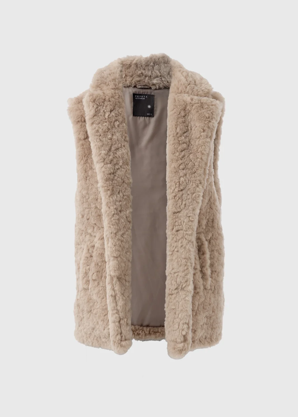 Beige Fur Gilet - 8 Image 5