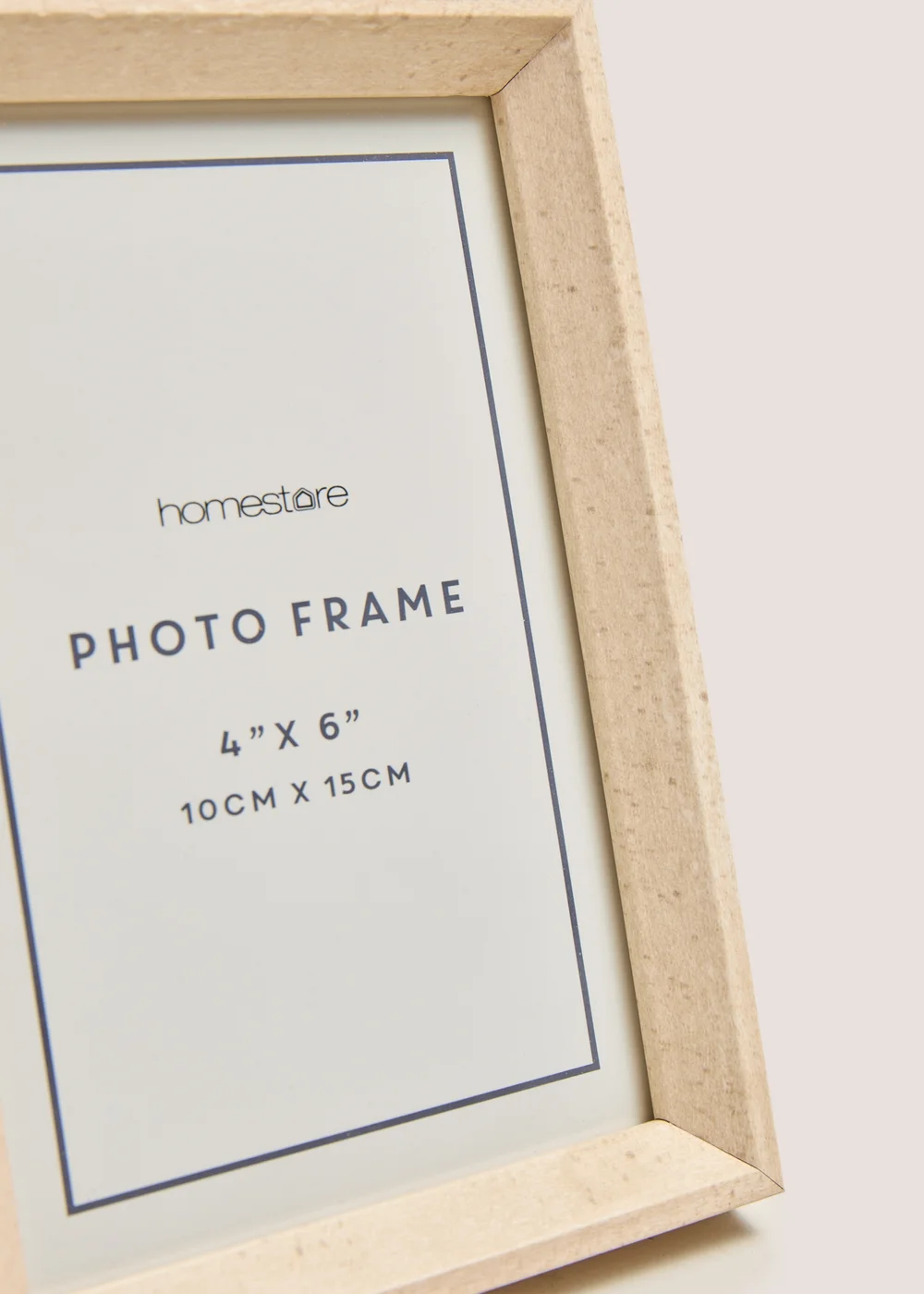Cream Concrete Effect Frame (4inch x 6inch) Image 2