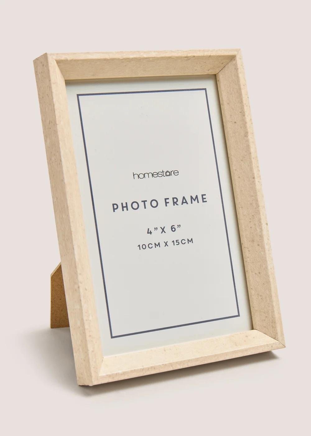 Cream Concrete Effect Frame (4inch x 6inch) Image 1