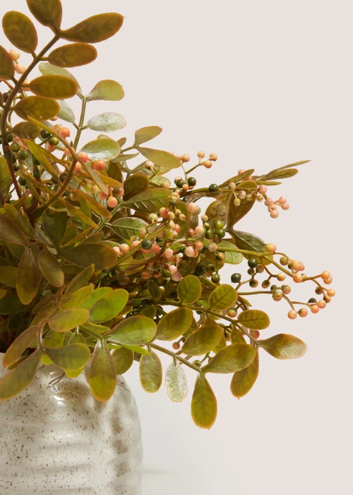 Autumn Plant In Ceramic Pot Image 2
