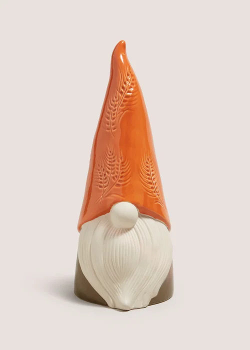 Brown Autumn Gnome Ornament Image 1