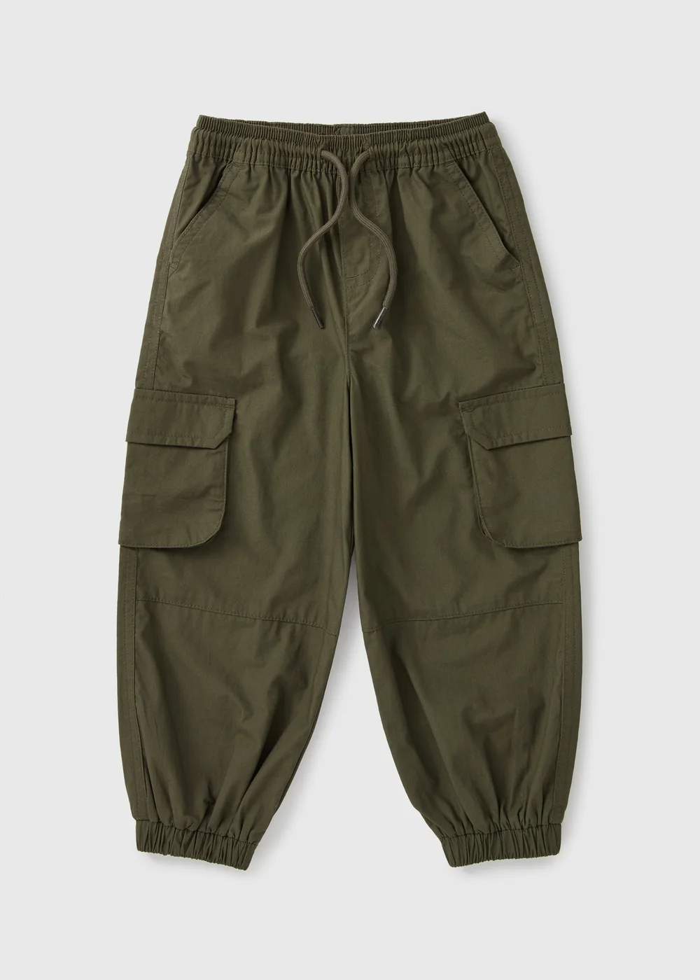 Boys Khaki Cargo Trousers (1-7yrs) - 1 half year to 2 Image 1