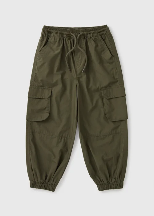 Boys Khaki Cargo Trousers (1-7yrs) - 1 half year to 2 Image 1