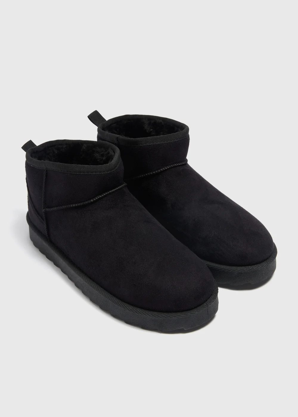 Black Mini Snug Boots - 6 Image 1