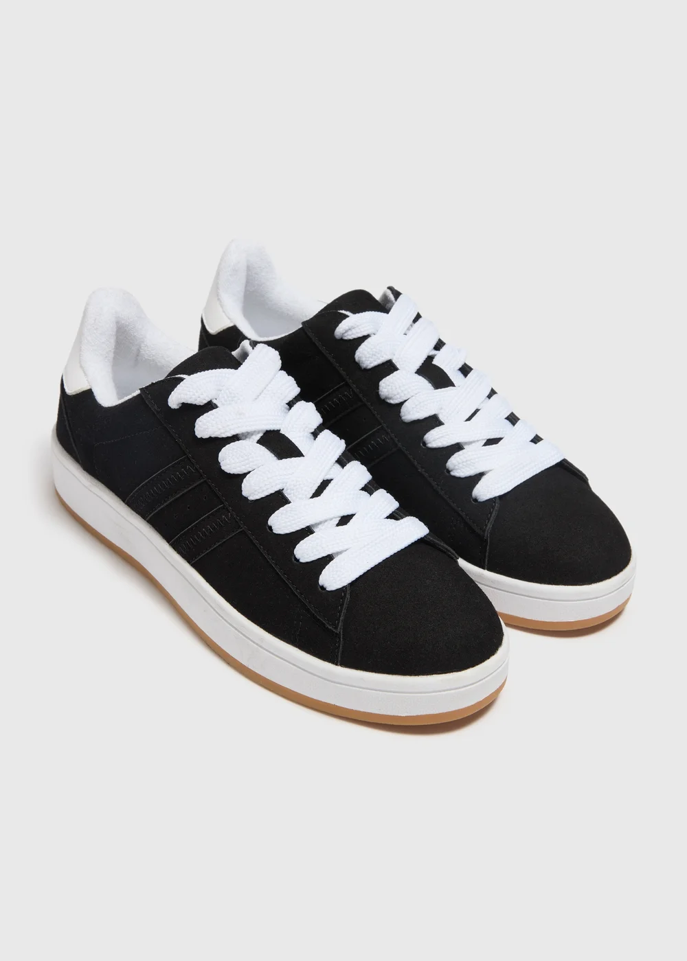Black Stripe Skate Trainers - 3 Image 1