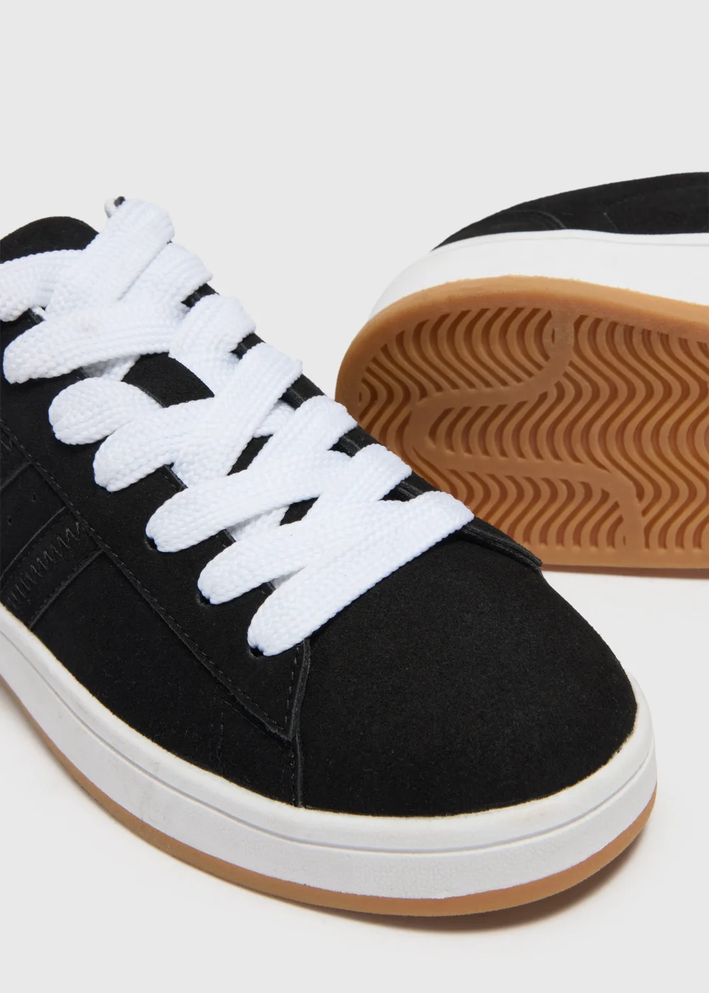 Black Stripe Skate Trainers - 3 Image 2