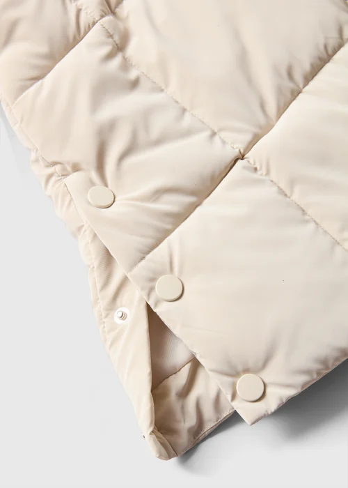 Girls Cream Padded Jacket (7-15yrs) - 7 Yrs Image 2