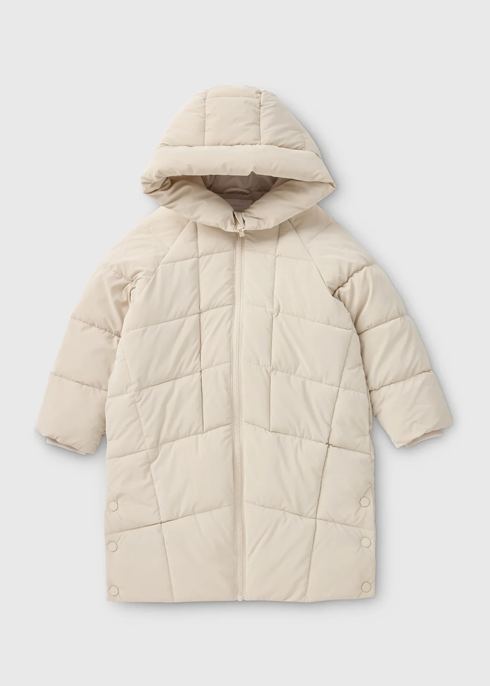 Girls Cream Padded Jacket (7-15yrs) - 7 Yrs Image 1