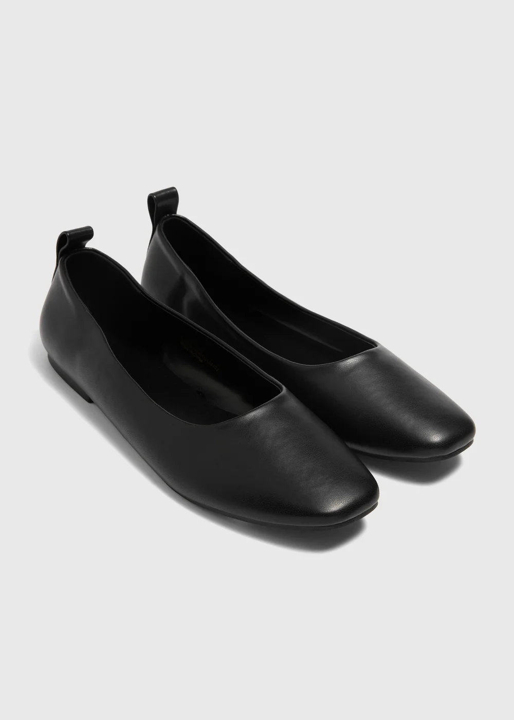 Black Ballet Flats - 3 Image 1