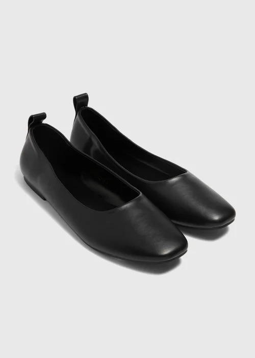 Black Ballet Flats - 3 Image 1