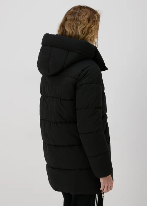 Black Mid Padded Coat - 6 Image 2