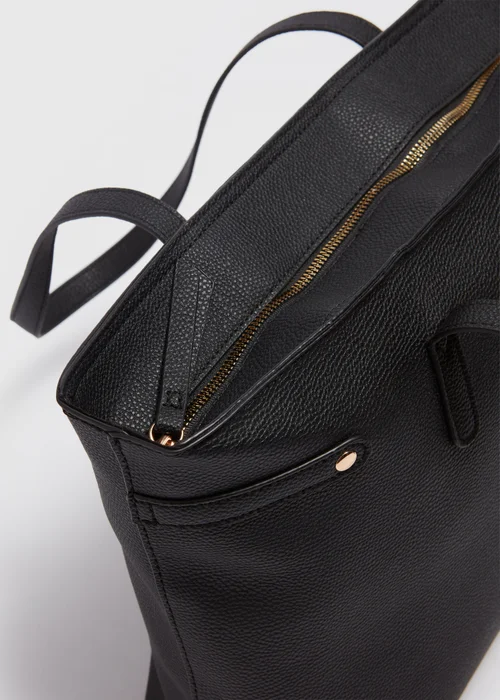 Black Tote Bag - One Size Image 4