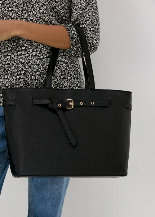 Black Tote Bag - One Size Image 1
