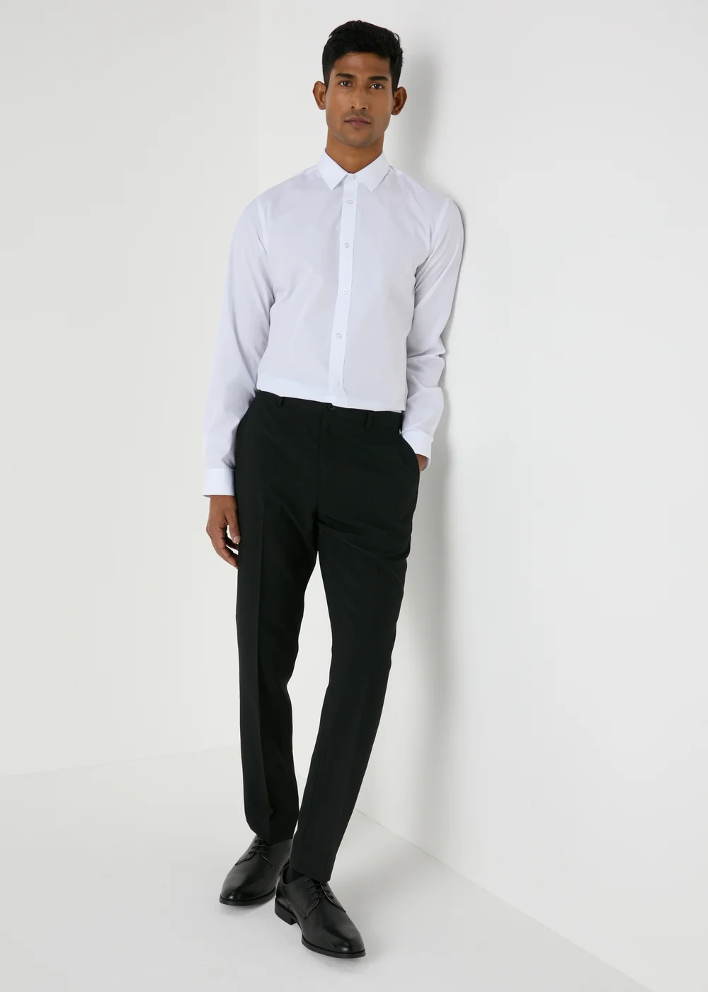 Taylor & Wright Black Skinny Fit Trousers - 30 Waist 29 Leg Image 1