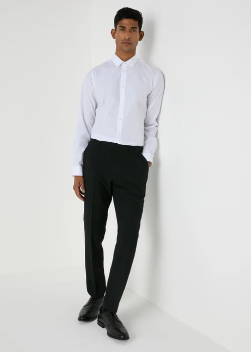 Taylor & Wright Black Skinny Fit Trousers - 30 Waist 29 Leg Image 1