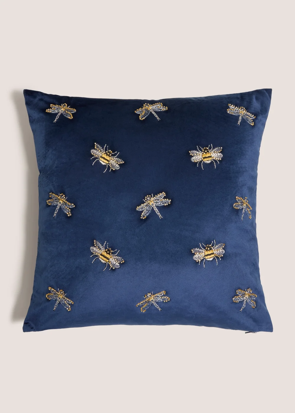 Bee Cushion Navy Image 1