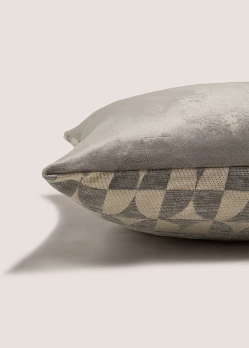 Textured Geo Cushion Image 2