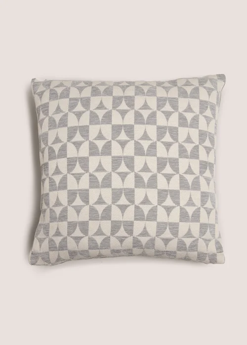 Textured Geo Cushion Image 1