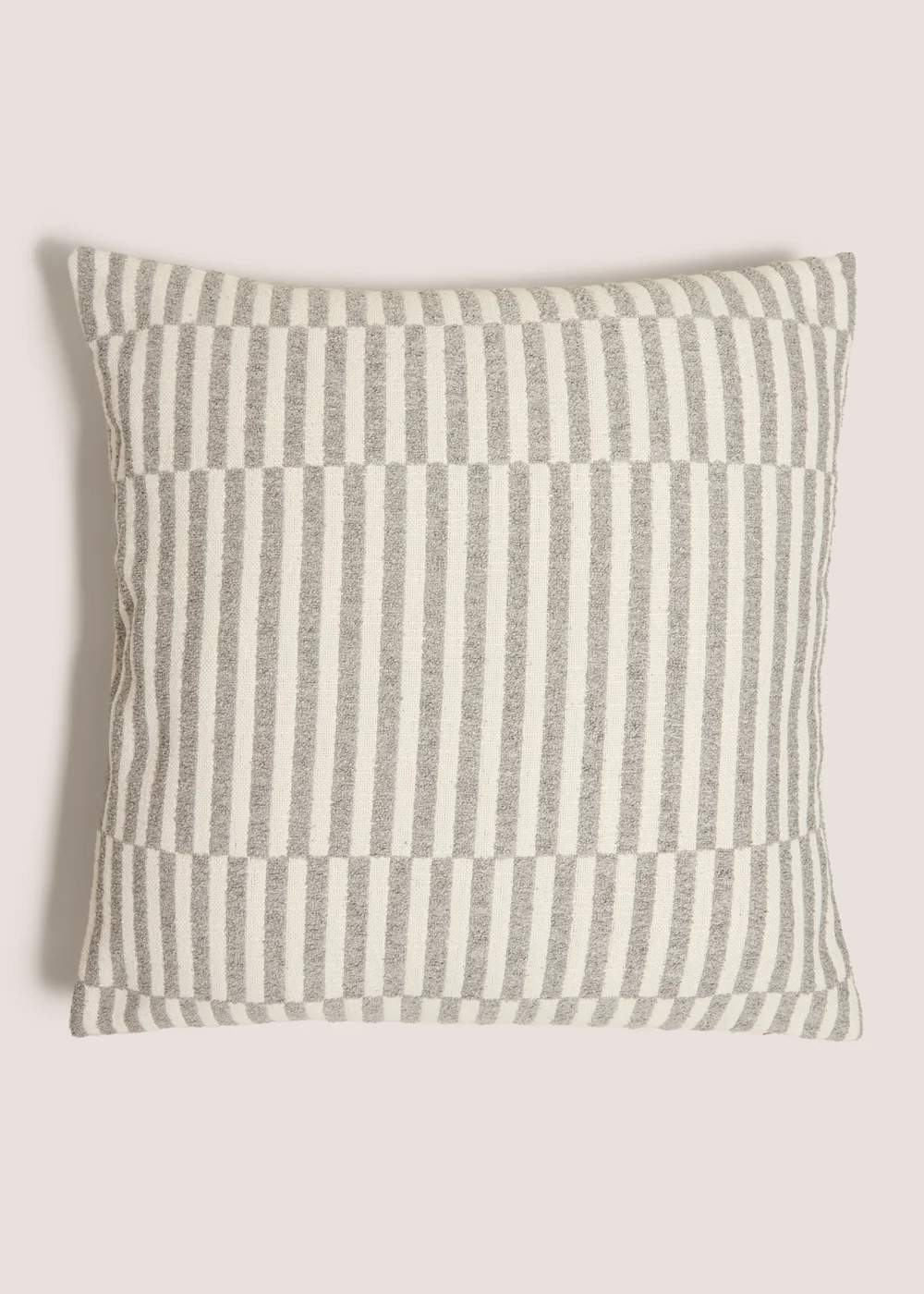 Grey Stripe Cushion Image 1