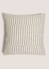 Grey Stripe Cushion Image 1