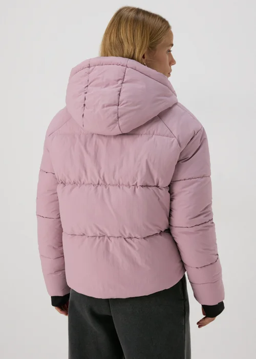 Pink Padded Short Coat - 8 Image 3