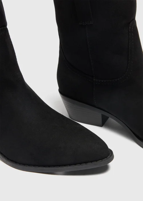 Black Western Boots - 3 Image 2