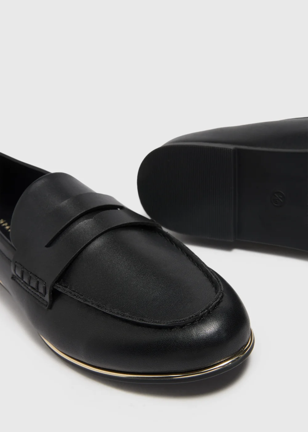 Black Basic Loafer - Size 3 Image 2