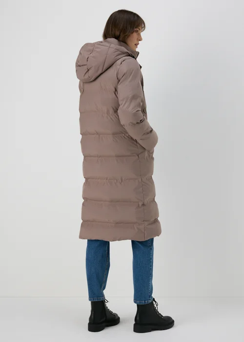 Brown Long Padded Coat - 8 Image 2