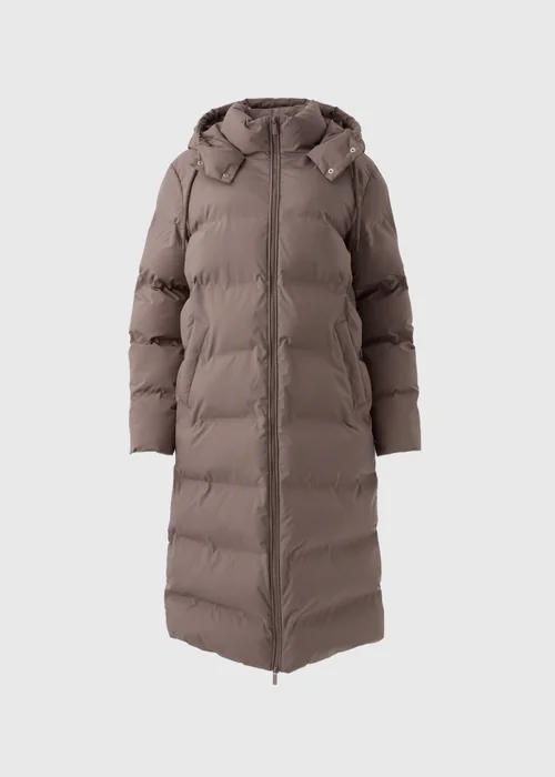 Brown Long Padded Coat - 8 Image 5