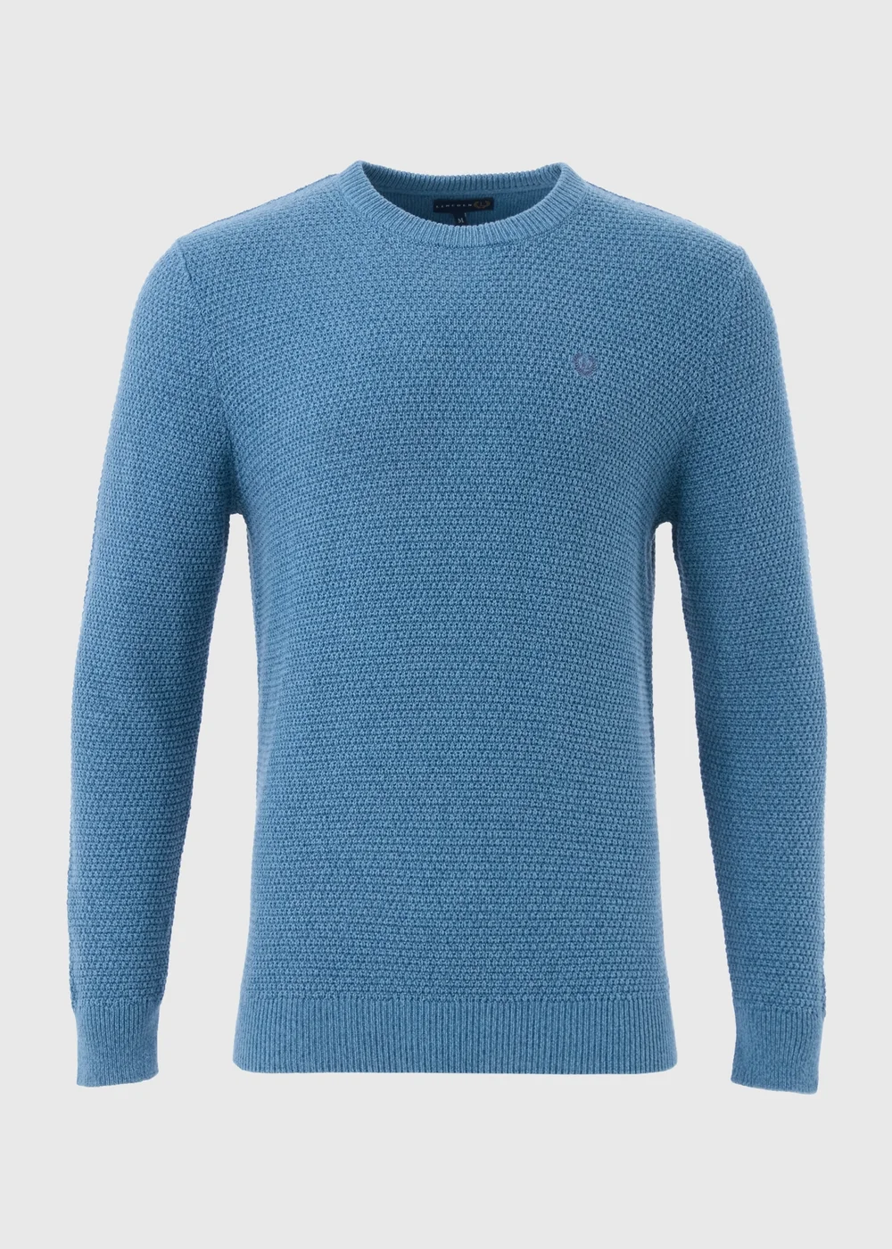 Lincoln Blue Crew Neck Knit Jumper - S Image 5