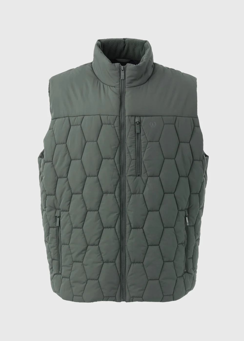Lincoln Grey Quilted Gilet - S Image 5