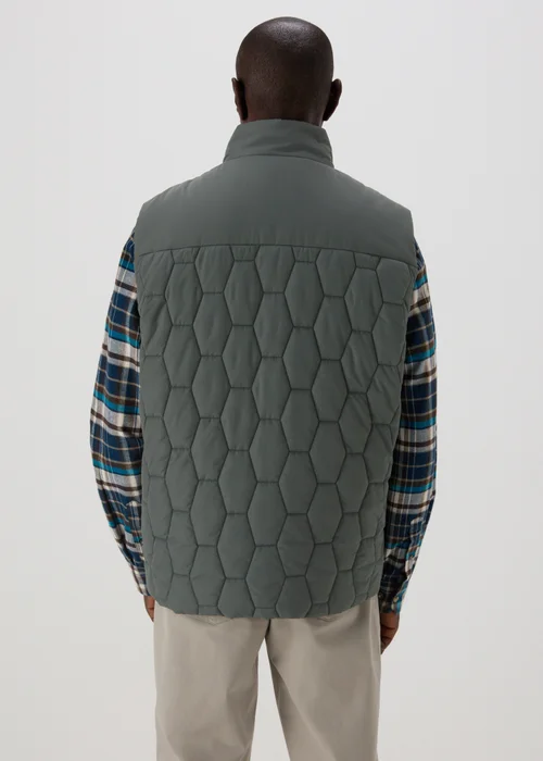 Lincoln Grey Quilted Gilet - S Image 2