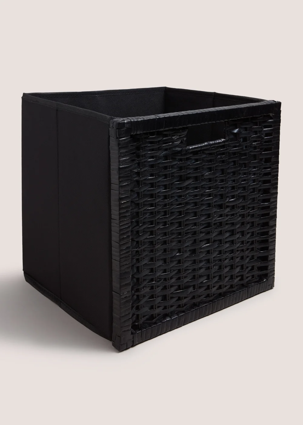 Black Woven Foldable Box Image 1