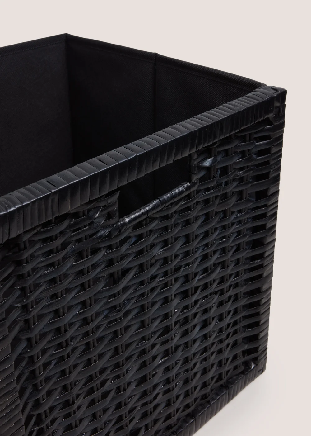 Black Woven Foldable Box Image 2