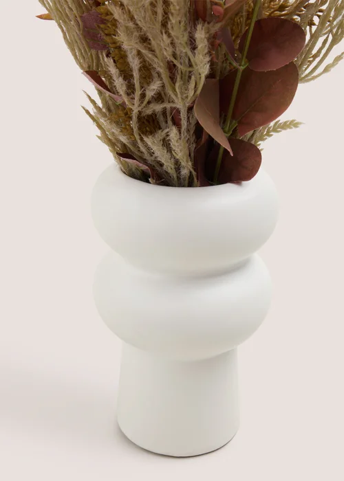 Dried Floral Arrangement in Bubble Pot Image 2