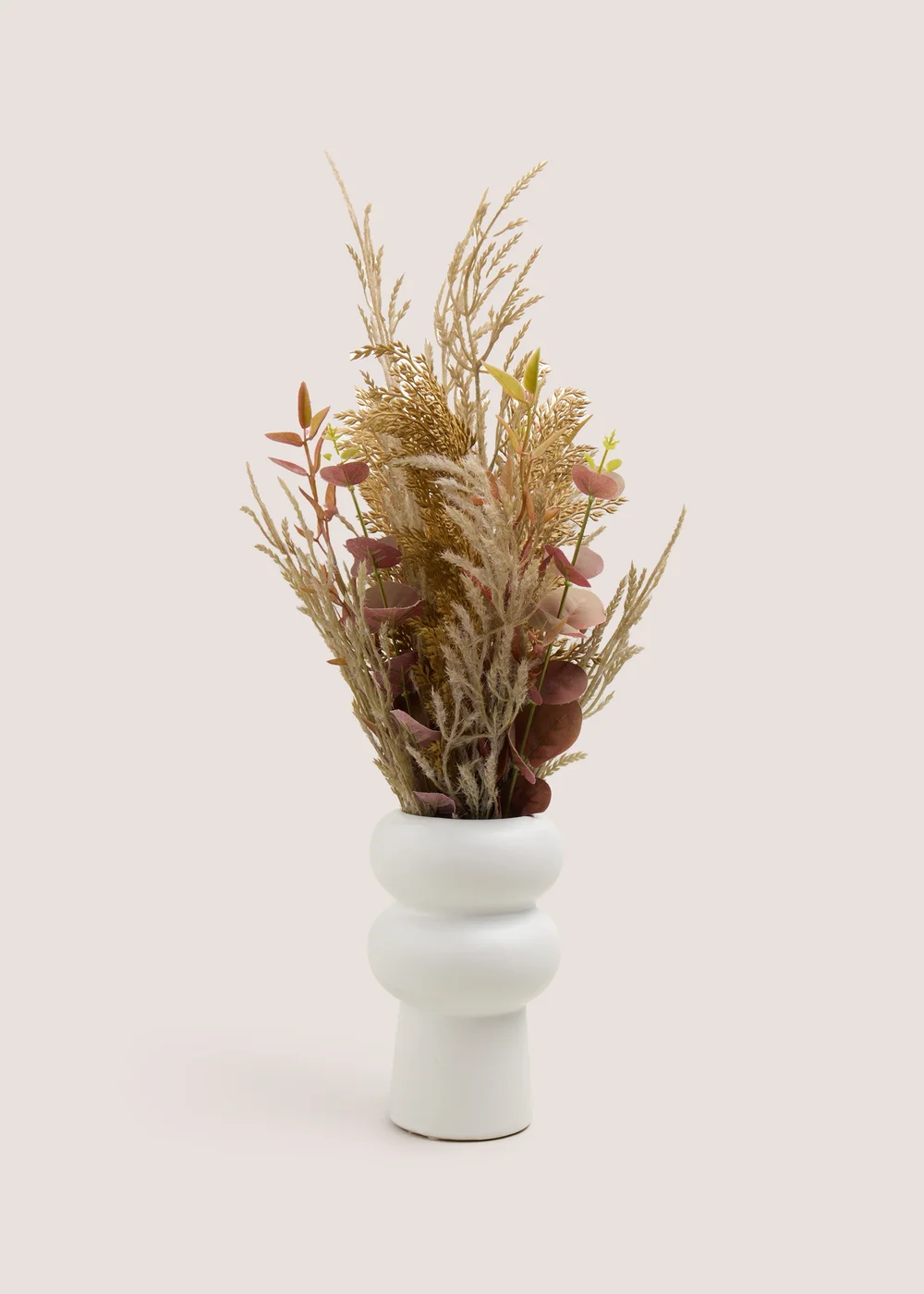 Dried Floral Arrangement in Bubble Pot Image 1