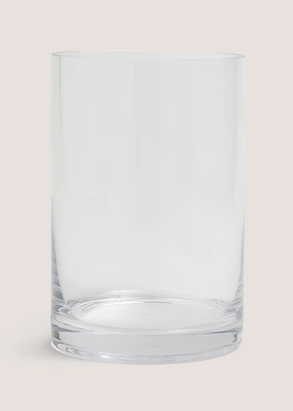 Clear Glass Vase (18x12x12cm) Image 1