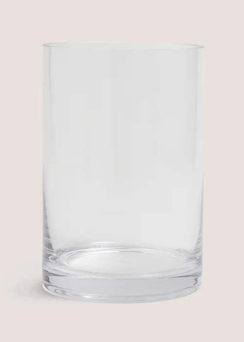 Clear Glass Vase (18x12x12cm) Image 1