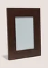 Dark Wood Photo Frame (4inch x 6inch) Image 1