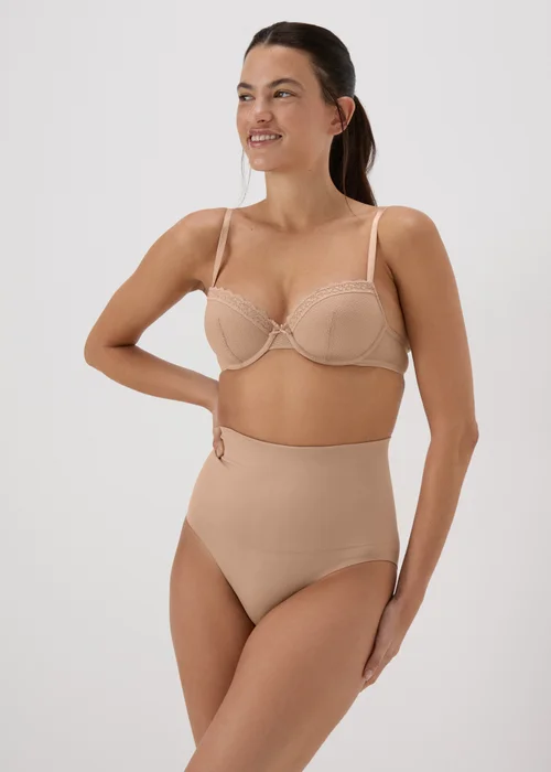 Nude Seamless Shaping Knickers - S Image 1