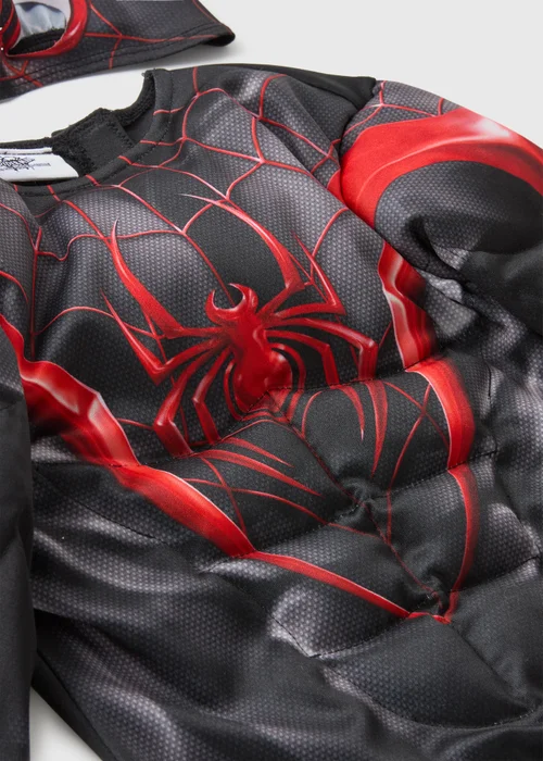 Marvel Kids Black Miles Morales Fancy Dress Costume (3-9yrs) - 3 Yrs Image 2