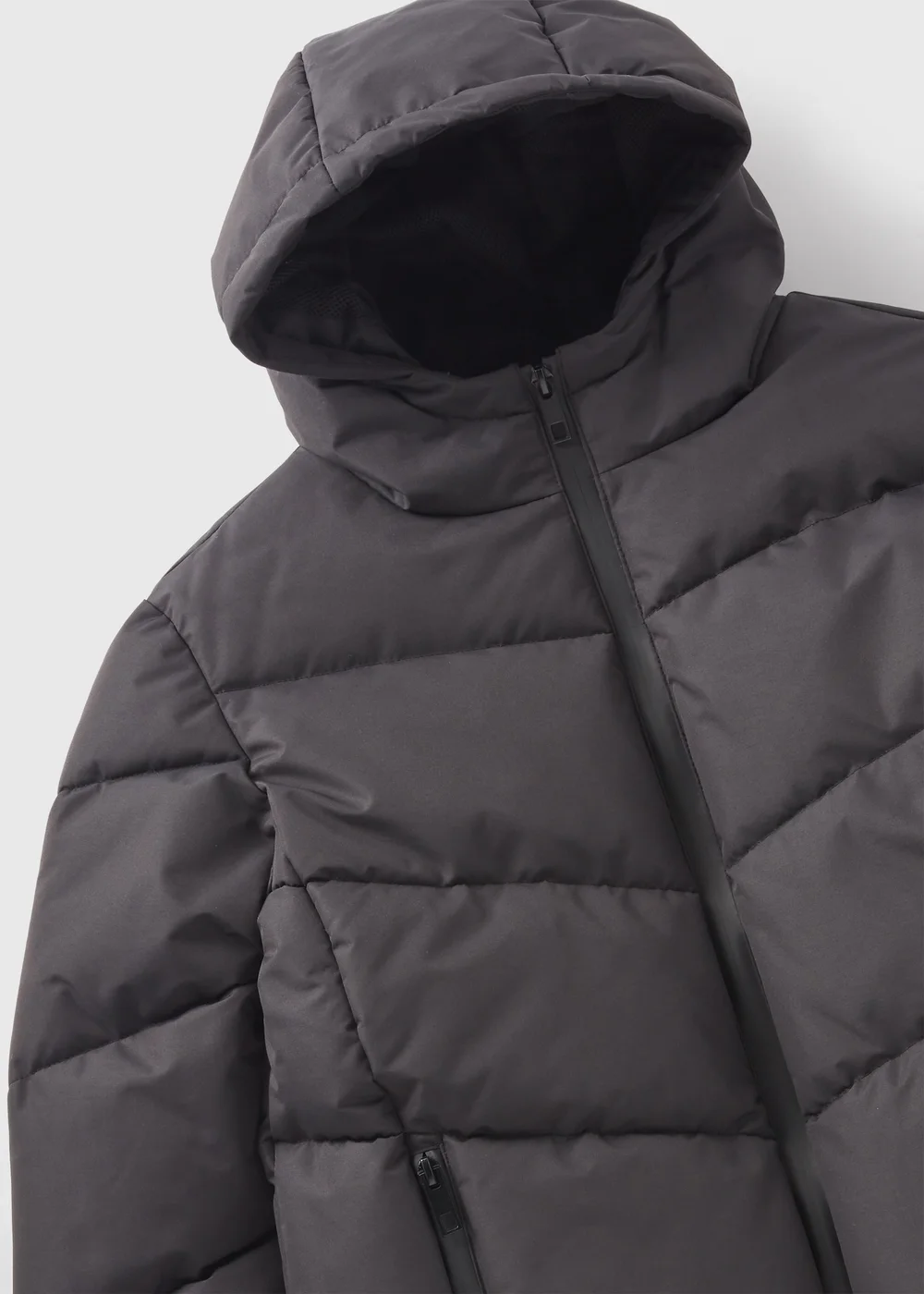 Boys Black Padded Coat (7-15yrs) - 7 Yrs Image 2