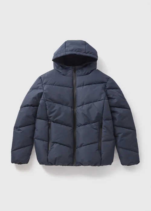 Boys Navy Padded Coat (7-15yrs) - 7 Yrs Image 1