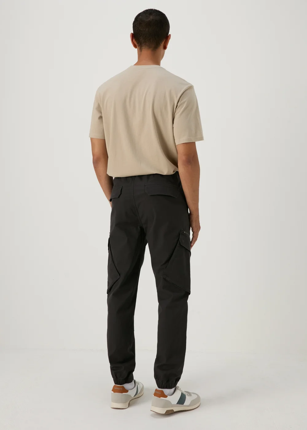 Black Zip Cargo Trousers - Extra small Image 2