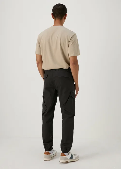 Black Zip Cargo Trousers - Extra small Image 2