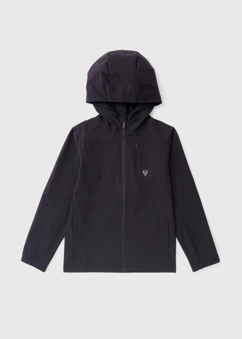 Boys Black Full Zip Sports Jacket (7-15yrs) - 7 Yrs Image 1