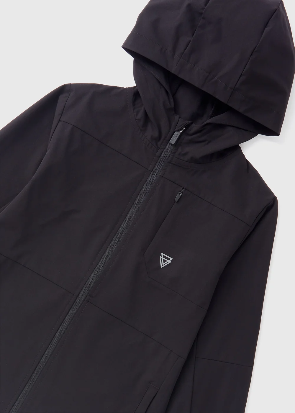Boys Black Full Zip Sports Jacket (7-15yrs) - 7 Yrs Image 2